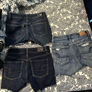 American eagle denim shorts size 2